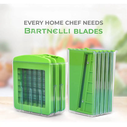 Vegetable Chopper Food Slicer Pro | 15 Pc Multifuctional Kitchen Gadgets for Onion, Veggie, Cheese Grater, Vegetables Cutter with Large Container, Easy to Clean, with Bonus Brush and Fork